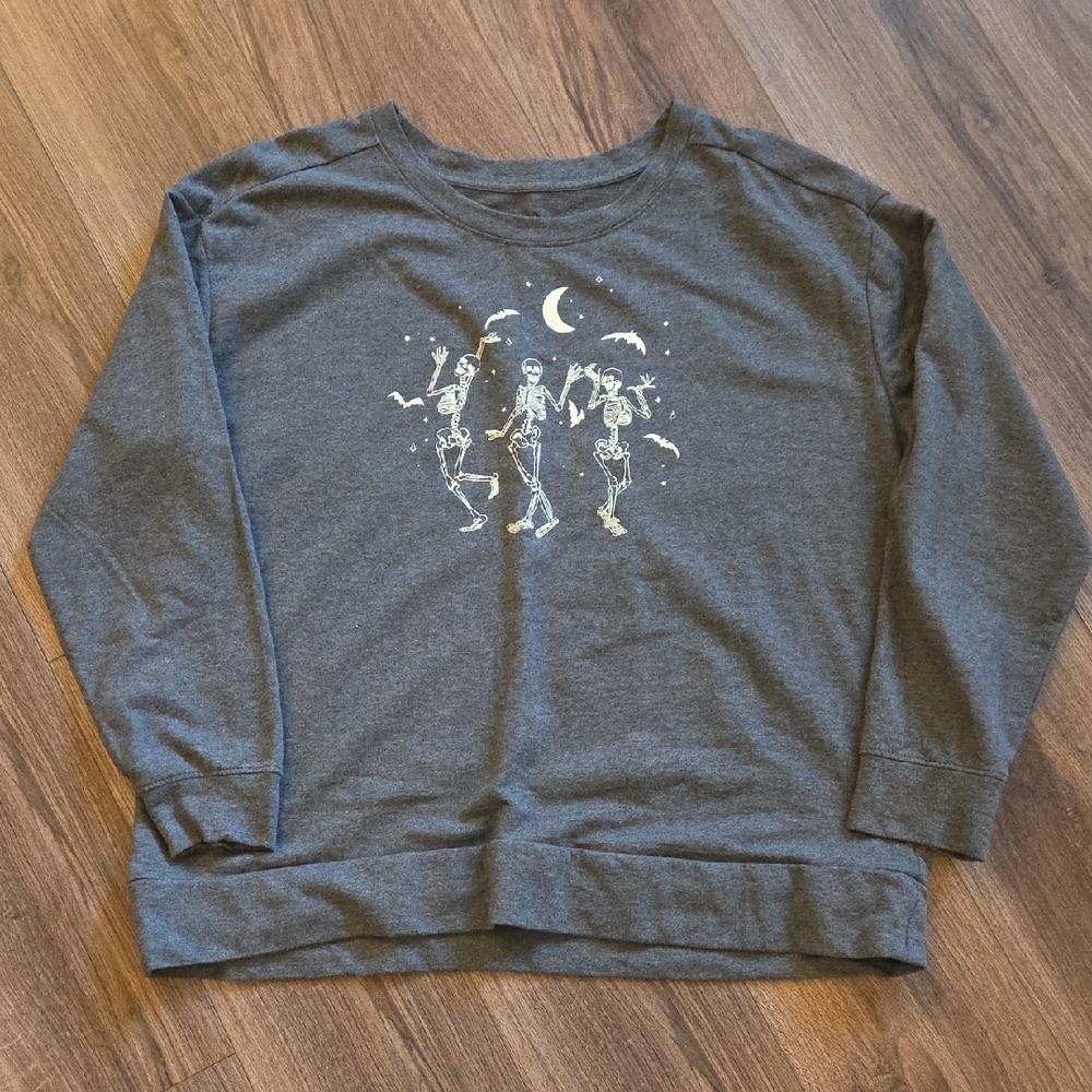 Dancing Skeletons Graphic Sweatshirt